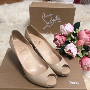 These cute Christian Louboutin shoes are too small for me. Size 6 (3.5in)